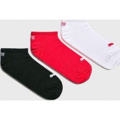 Puma - Skarpetki (3-pack). Czerwone skarpetki damskie marki Puma, z elastanu. W wyprzedaży za 29,90 zł.