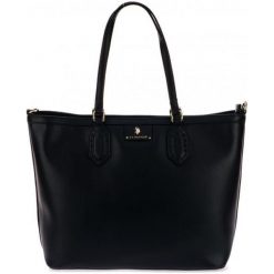 U.S. POLO ASSN. torebka damska Palm Beach, czarny. Czarne torebki klasyczne damskie U.S. Polo Assn., bez wzorów, ze skóry, eleganckie, bez dodatków. Za 439,00 zł.