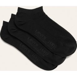Levi's - Skarpety (3 pack). Czarne skarpetki męskie Levi's®, bez wzorów, z elastanu. Za 39,90 zł.