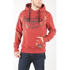 SuperDry Bluza Czerwony. Czerwone bluzy męskie Superdry, l, z nadrukiem, z bawełny, bez kołnierzyka, bez rękawów, bez kaptura. Za 438,95 zł.