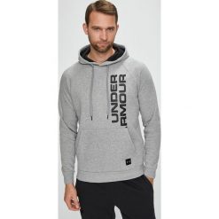 Under Armour - Bluza. Szare bluzy męskie marki Under Armour, s, z nadrukiem, z bawełny, z kapturem. W wyprzedaży za 219,90 zł.