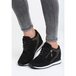 Sneakersy damskie: Czarne Sneakersy Every Position