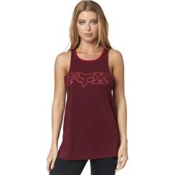 FOX Koszulka Damska Cortex Tank Xl Burgund. Czerwone koszulki damskie marki FOX, xl, bez wzorów, z materiału, bez kołnierzyka, bez rękawów. Za 92,00 zł.
