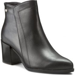 Buty zimowe damskie: Botki MACCIONI - 467 Czarny