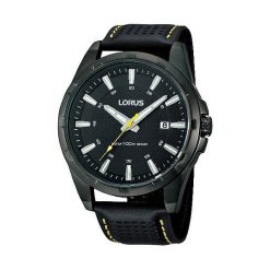 Lorus RS961AX9 - Zostań stałym klientem i kupuj jeszcze taniej. Czarne zegarki męskie marki Lorus. Za 256,00 zł.