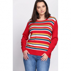 Czerwony Sweter Handbook. Czerwone swetry klasyczne damskie Born2be, na jesień, xl. Za 24,99 zł.