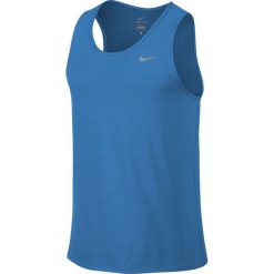 Koszulki sportowe męskie: koszulka do biegania męska NIKE DRI-FIT CONTOUR SINGLET / 683494-435 – NIKE DRI-FIT CONTOUR SINGLET