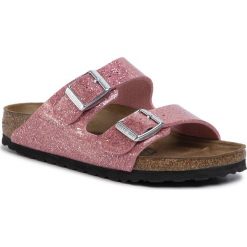 Klapki BIRKENSTOCK - Arizona Bs 1016117 Cosmic Sparkle Old Rose. Różowe klapki damskie Birkenstock, z aplikacjami, ze skóry ekologicznej, bez obcasa. Za 299,00 zł.