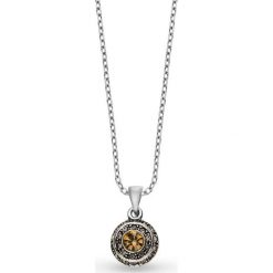 RABAT Wisiorek Srebrny - srebro 925, Swarovski. Szare łańcuszki męskie W.KRUK, metalowe. W wyprzedaży za 79,00 zł.