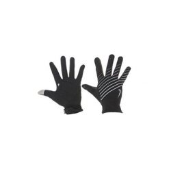 Rękawiczki damskie: Nike Rękawiczki damskie Lightweight Tech Run Gloves czarno-szare r.XS