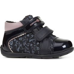 Geox botki dziewczęce Elthan 19 niebieskie. Niebieskie buty dziewczęce zimowe Geox, bez zapięcia. Za 179,00 zł.