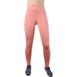 Nike Swoosh Pink BV4767-606 leginsy damskie różowe M. Różowe legginsy sportowe damskie Nike, s, bez wzorów, z materiału, do biegania, dri-fit (nike). W wyprzedaży za 179,99 zł.