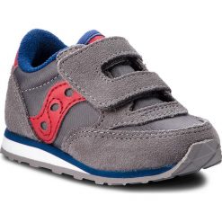 Sneakersy SAUCONY - Baby Jazz Hl SL259641 Grey/Red. Szare trampki chłopięce Saucony, na rzepy. W wyprzedaży za 99,00 zł.