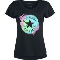 Converse Palm Print CP Fill Femme Tee Koszulka damska czarny. Czarne t-shirty damskie Converse, xs, z nadrukiem, z okrągłym kołnierzem. Za 62,90 zł.