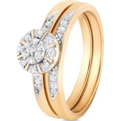 Unikalny Złoty Pierścionek - złoto 585, Brylant 0,21ct. Żółte pierścionki damskie W.KRUK, z brylantem, złote. Za 4090,00 zł.