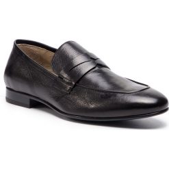Półbuty FABI - FU9291A Nero. Czarne buty wizytowe męskie Fabi, z aplikacjami, ze skóry, eleganckie, bez zapięcia. W wyprzedaży za 729,00 zł.