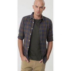 Zielono-Granatowa Koszula Bellbowrie. Zielone koszule męskie Born2be, xl. Za 119,99 zł.