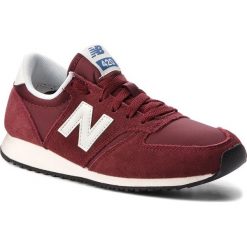 Sneakersy NEW BALANCE - U420RDW Bordowy. Czerwone półbuty damskie New Balance, bez wzorów, ze skóry, bez obcasa, na płaskiej podeszwie, bez zapięcia. W wyprzedaży za 199,00 zł.