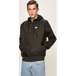 Nike Sportswear - Kurtka. Czarne płaszcze męskie Nike Sportswear, s, bez wzorów, z poliesteru, krótkie, z kapturem. Za 329,90 zł.