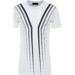 Diesel Black Gold TYRONE CLAW Tshirt z nadrukiem white. Białe koszulki polo męskie marki Diesel Black Gold, s, z nadrukiem, z bawełny. Za 399,00 zł.