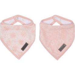 Bebe-Jou Śliniaczek Trójkątny Fabulous Frosted, 2 Sztuki, Blush Pink. Różowe śliniaki marki Bebe-Jou. Za 45,00 zł.
