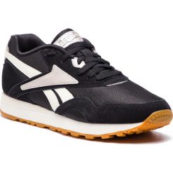 Buty Reebok - Rapide CN7504 Black/Chalk/Moondust. Czarne buty sportowe damskie Reebok, na co dzień, bez wzorów, ze skóry, bez obcasa, na płaskiej podeszwie, bez zapięcia. W wyprzedaży za 199,00 zł.