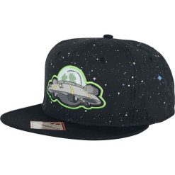 Rick And Morty Spaceship Czapka Snapback wielokolorowy. Czarne czapki z daszkiem damskie marki Rick And Morty, z aplikacjami, z tworzywa sztucznego. Za 69,90 zł.