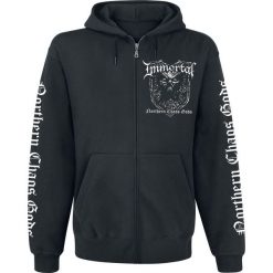 Immortal Northern chaos gods Bluza z kapturem rozpinana czarny. Brązowe bluzy męskie rozpinane marki Black Premium by EMP, xxl, z kapturem. Za 184,90 zł.