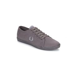 Buty Fred Perry KINGSTON TWILL. Szare trampki męskie Fred Perry, bez wzorów, bez zapięcia. Za 419,00 zł.