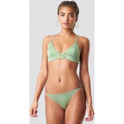 Trendyol Dół bikini Basic - Green. Zielone bikini Trendyol, w paski. Za 40,95 zł.