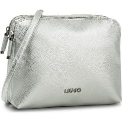 Torebka LIU JO - L Beauty Double Zip N18130 E0037 Nikel 00275. Szare torebki klasyczne damskie marki Liu Jo, bez wzorów, ze skóry ekologicznej, bez dodatków. W wyprzedaży za 299,00 zł.