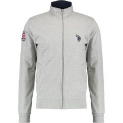 Kurtki męskie bomber: U.S. Polo Assn. USA ZIPPER Kurtka z polaru medium grey melange