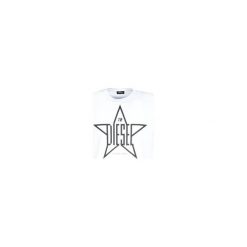 T-shirty z krótkim rękawem Diesel T DIEGO YH. Białe t-shirty męskie Diesel, s, bez wzorów, bez kołnierzyka, krótkie. Za 143,20 zł.