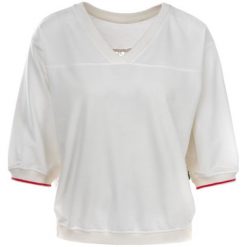 Bluzka My Twin Maglia 191MT3060. Białe bluzki damskie My Twin, s, bez wzorów, z bawełny, bez kołnierzyka, bez rękawów. W wyprzedaży za 339,00 zł.