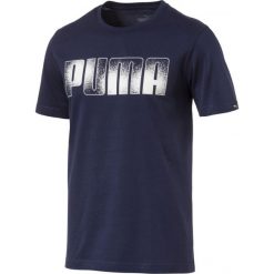 T-SHIRT BRAND TEE. Czarne t-shirty męskie Puma, m, bez wzorów, bez kołnierzyka. W wyprzedaży za 59,99 zł.