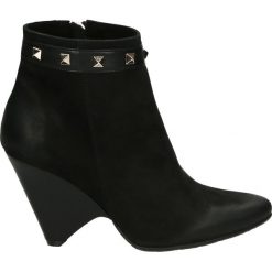 Botki - 10952 NAB NER. Brązowe botki damskie skórzane marki Venezia. Za 429,00 zł.