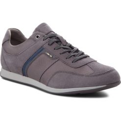 Sneakersy GEOX - U Clemet B U722FB 02211 C9004 Anthracite. Szare sneakersy męskie Geox, na co dzień, bez wzorów, ze skóry ekologicznej, eleganckie, bez zapięcia. W wyprzedaży za 269,00 zł.