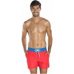 Speedo Kąpielówki Vintage Contrast 14 Watershorts Lava Red/Danube M. Czerwone kąpielówki męskie marki Speedo, sportowe. W wyprzedaży za 119,00 zł.