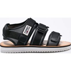 Tommy Jeans - Sandały. Szare sandały męskie skórzane Tommy Jeans. W wyprzedaży za 229,90 zł.