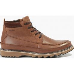 Kozaki brązowe Dino. Brązowe glany męskie marki Badura. Za 279,99 zł.