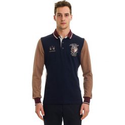 Galvanni koszulka polo męska Rockhampton XL ciemny niebieski. Niebieskie koszulki polo męskie GALVANNI, xl, bez wzorów, eleganckie, z długim rękawem. W wyprzedaży za 299,00 zł.