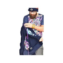 Rad Riders Zip Through by Don'T Need No Samurai, Cutting Edge Stuff. Niebieskie bluzy męskie marki Don't need no samurai, na zimę, s. Za 339,00 zł.