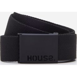Pasek basic - Czarny. Czarne paski męskie House, w paski. Za 29,99 zł.