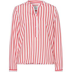 Bluzka w kolorze czerwonym. Czerwone bluzki damskie Cross Jeans, xl, w paski, bez kołnierzyka, bez rękawów. W wyprzedaży za 56,95 zł.