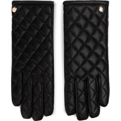 Rękawiczki Damskie GUESS - Not Coordinated Gloves AW8080 LEA02 BLA. Czarne rękawiczki damskie Guess, z aplikacjami, ze skóry. W wyprzedaży za 179,00 zł.