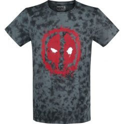 T-shirty męskie z nadrukiem: Deadpool Splash T-Shirt niebieski/czarny