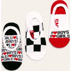 Vans - Stopki (3-pack). Skarpetki damskie Vans, bez wzorów, z elastanu. W wyprzedaży za 49,90 zł.