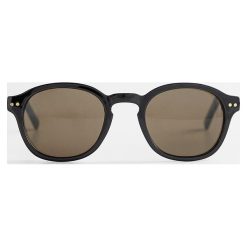 Mango Man - Okulary Brodey. Czarne okulary przeciwsłoneczne męskie Mango Man, z materiału. Za 119,90 zł.