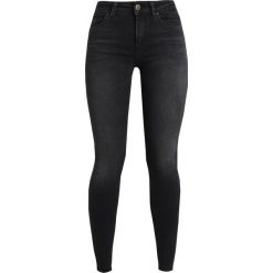 Jeansy damskie: Only Petite ONLBLUSH MID ANKLE RAW Jeans Skinny Fit black denim