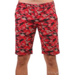 Męskie spodenki WARRIOR RED. Czerwone jeansy męskie Męskie spodenki WARRIOR RED, m, bez wzorów, z jeansu. W wyprzedaży za 39,00 zł.